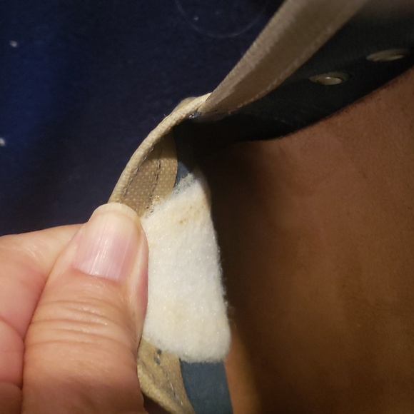 TOMS AVALON OXFORD TAN PATENT LINEN SIZE 8 - Picture 8 of 8